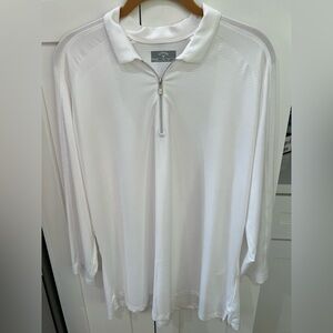 White Long Sleeve Callaway Golf
Polo Shirt